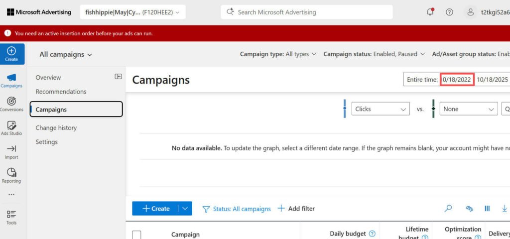 Buy Bing Ads Accounts